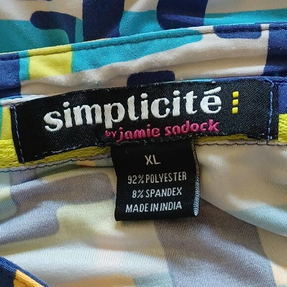 EUC! Jamie Sadock Simplicite Long Sleeve Golf/Tennis/Leisure Shirt Size XL - Picture 4 of 6